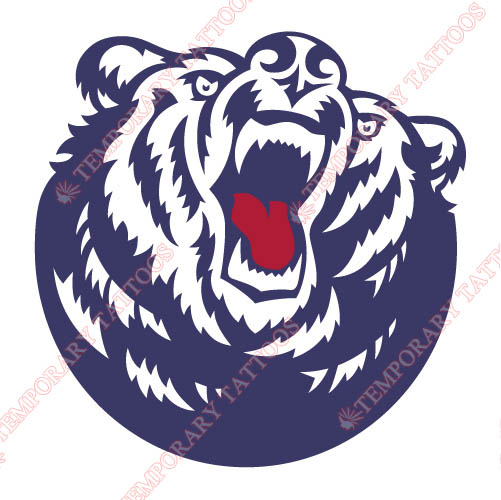 Belmont Bruins 2003 Pres Secondary Customize Temporary Tattoos Stickers NO.3773